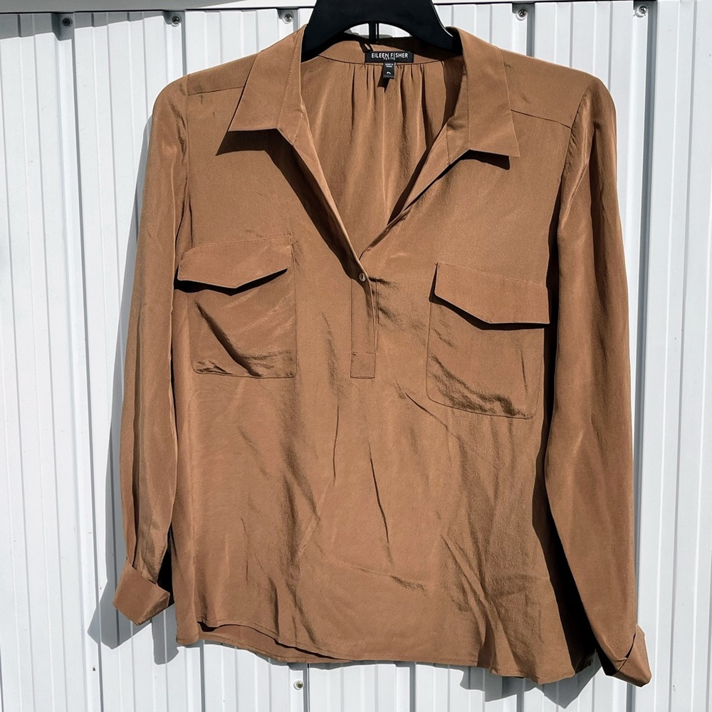 EILEEN FISHER Button Down Blouse